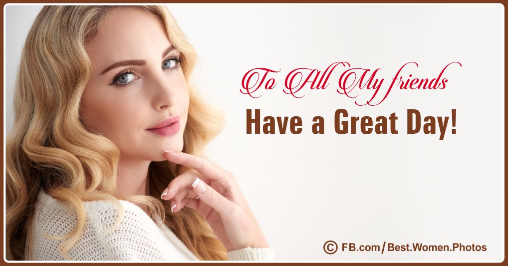 Daily Good Wishes Cards with Beautiful Women 09