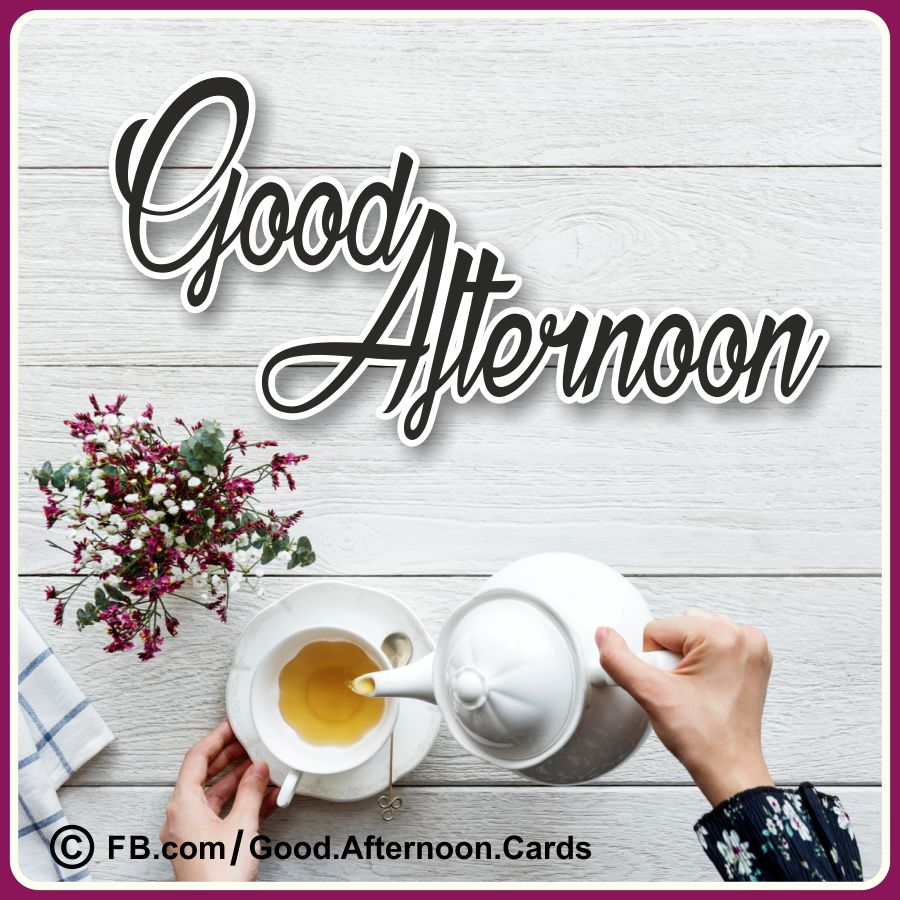 Good Afternoon Cards 16