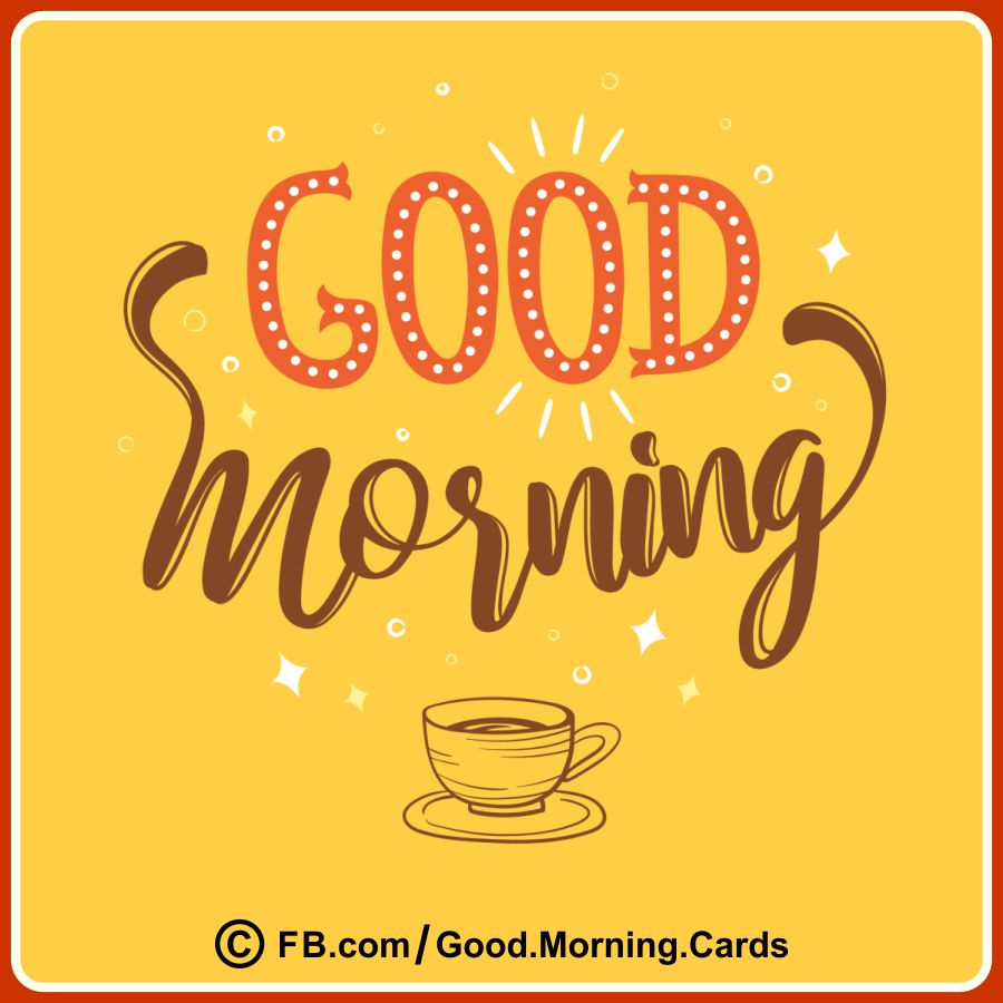 Good Morning Cards 06