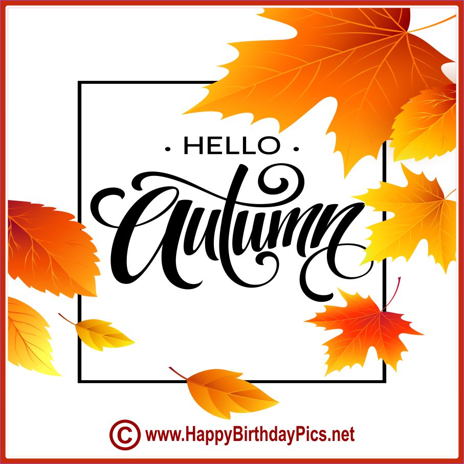 Happy September, Welcome Autumn e-Cards, Quotes, Pictures