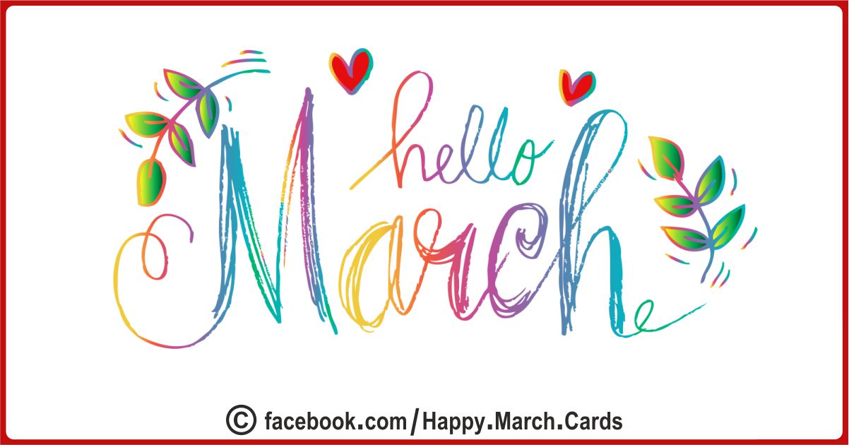 Hello March Cards 01