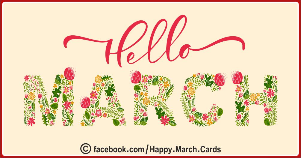 Hello March Cards 03