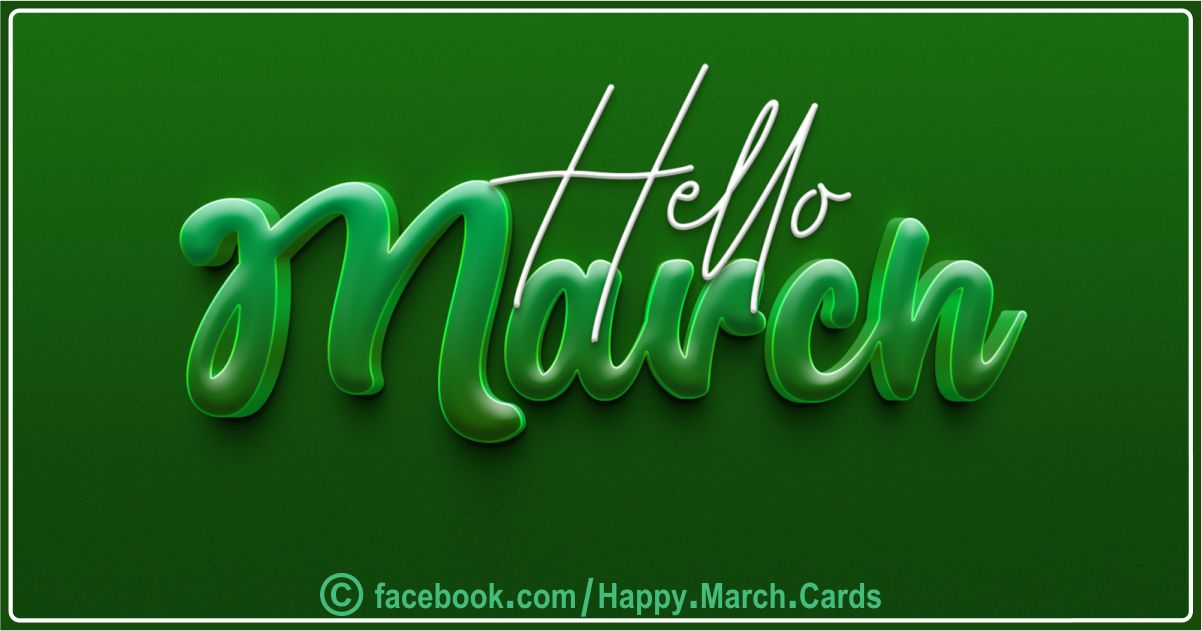 Hello March Cards 18