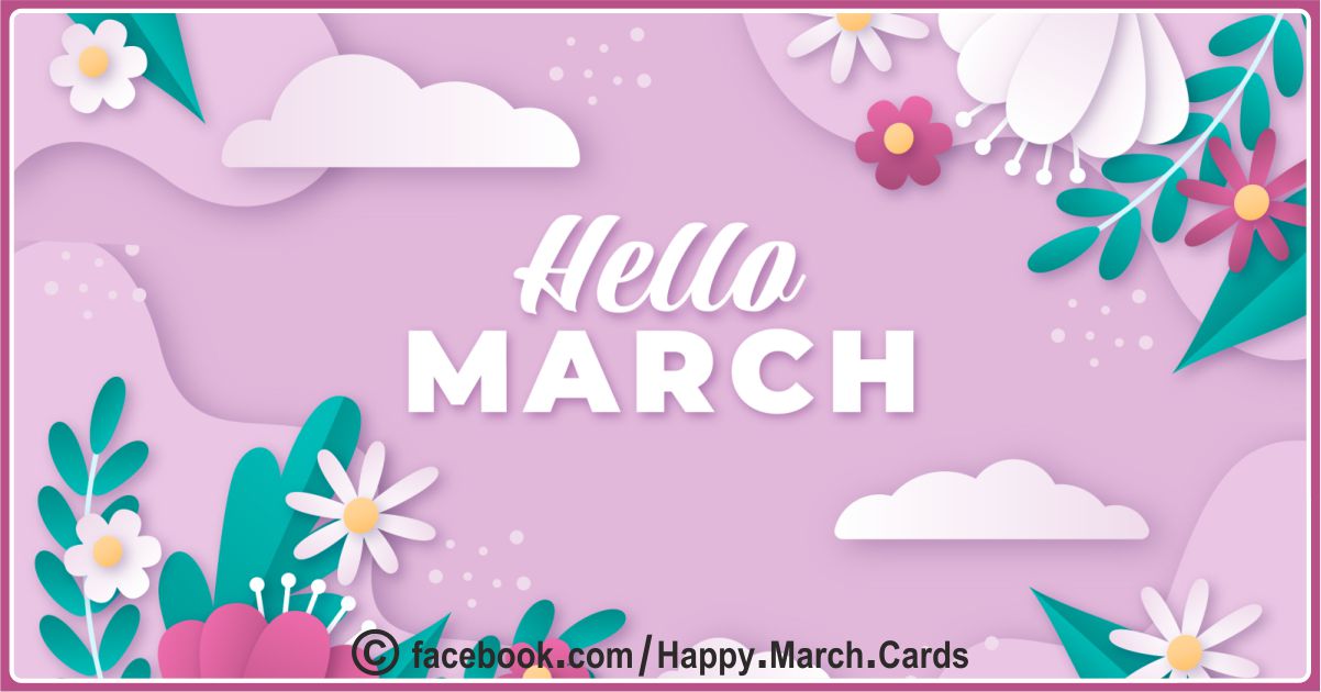Welcome March Cards 22