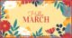 Welcome March Cards 25
