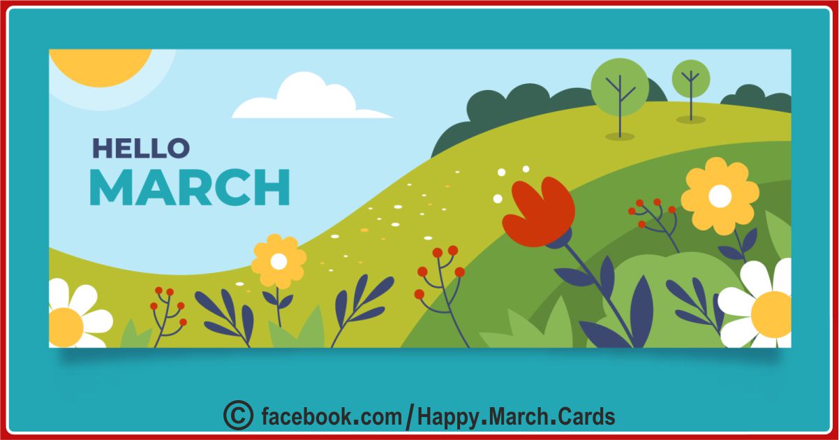 Welcome March Cards 30