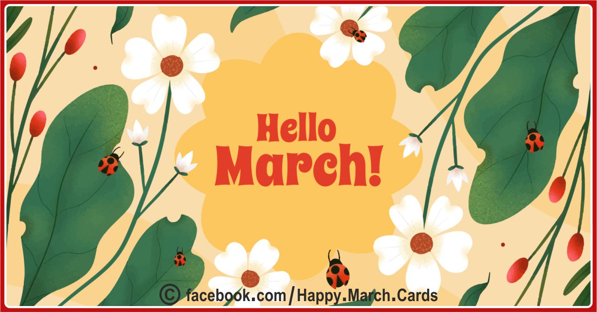 Welcome March Cards 38